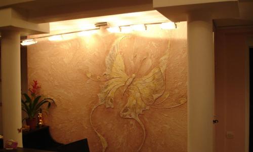 Unutrašnja zidna dekoracija: DIY dekorativna žbuka