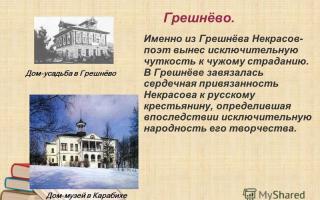 Presentación de lectura literaria para la escuela primaria"Биография Н