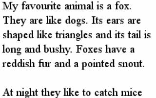 สัตว์ต่าง ๆ ในภาษาอังกฤษ