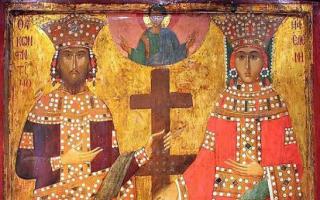 Heilige, den Aposteln gleichgestellte Königin Helena 3. Juni Helena von Konstantinopel, den Aposteln gleichgestellte Königin