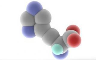 Histidina: formula, reactii chimice Utilizare in copilarie