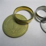 Aus einer Münze einen Ring machen