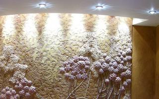 Dekorativna žbuka zidova svojim rukama: završna obrada zidova dekorativnom žbukom korak po korak
