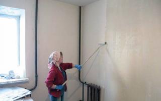 Fijación de paneles de yeso a una pared sin perfil, métodos de instalación