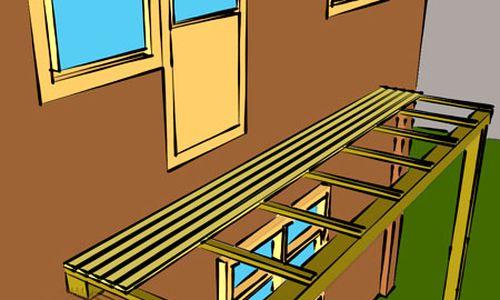 Ako pripevniť drevený balkón k drevenému domu
